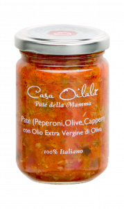 Paté (peppers, olives and capers) with Extra Virgin Olive Oil - 140 g
